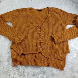 Love woman's ns mustard cardigan size S
